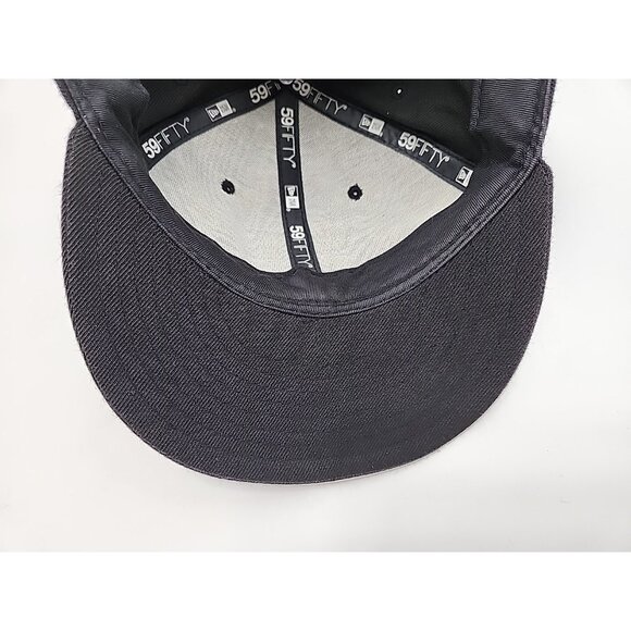 New Era 59Fifty Boston Red Sox Men's Black Baseball Cap Size 7 1/8 - Picture 7 of 10